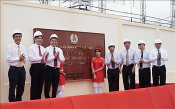 EVNSPC gắn biển công trình chào mừng Đại hội XII Công đoàn Việt Nam