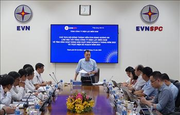Chủ tịch HĐTV EVN Đặng Hoàng An kiểm tra tình hình thực hiện kế hoạch năm 2023 tại Tổng công ty Điện lực miền Nam