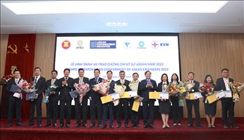 105 kỹ sư trong EVN được công nhận là Kỹ sư chuyên nghiệp ASEAN năm 2022
