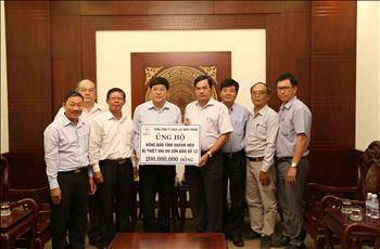 EVNCPC ủng hộ 200 triệu đồng hỗ trợ người dân Khánh Hòa bị thiệt hại do bão số 12