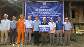 Khởi công xây dựng nhà tình thương cho hộ gia đình thương binh miền núi Quảng Trị