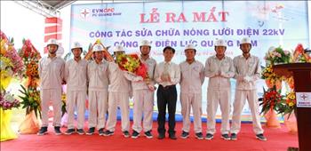 PC Quảng Nam: Thực hiện 250 lần thi công, sửa chữa điện nóng năm 2018