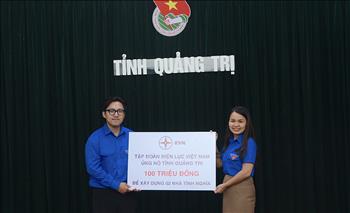 EVN ủng hộ 100 triệu đồng xây nhà tình nghĩa tại tỉnh Quảng Trị