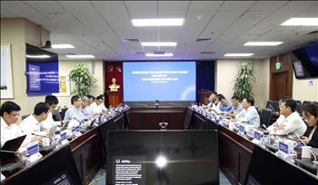 Phó TGĐ EVN Nguyễn Tài Anh làm việc với lãnh đạo UBND tỉnh Ninh Thuận