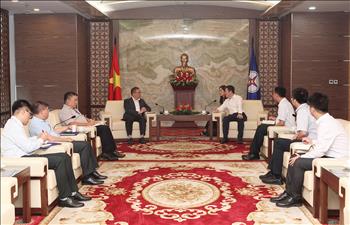Phó Tổng giám đốc EVN Phạm Hồng Phương tiếp lãnh đạo Công ty điện khí Harbin quốc tế