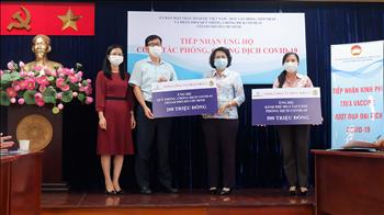 EVNGENCO 3 ủng hộ TP Hồ Chí Minh 700 triệu đồng