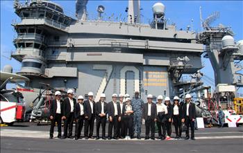 Đảm bảo điện cho các hoạt động giao lưu của Tàu sân bay USS Carl Vinson (Mỹ) tại TP. Đà Nẵng