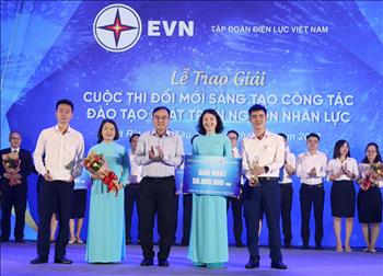 Công ty Thủy điện Sơn La giành giải Nhất cuộc thi Đổi mới sáng tạo trong công tác phát triển nguồn nhân lực