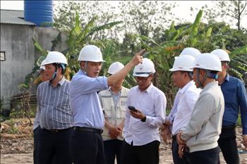 Chủ tịch HĐTV EVN kiểm tra, đốc thúc tiến độ Đường dây 500kV Nhà máy nhiệt điện Nam Định 1 – Phố Nối