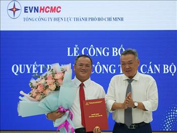 EVNHCMC bổ nhiệm Giám đốc Công ty Điện lực Hóc Môn