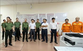 Cục An ninh nội địa (Bộ Công an) kiểm tra công tác phòng chống khủng bố tại Truyền tải điện Đà Nẵng
