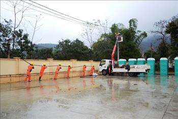 Phòng, chống dịch bệnh nCoV: Bảo đảm đủ điện ở khu cách ly ở Lào Cai