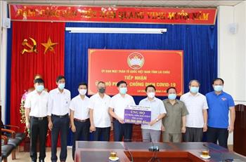 Ủng hộ 100 triệu đồng phòng chống dịch COVID-19 tại Lai Châu