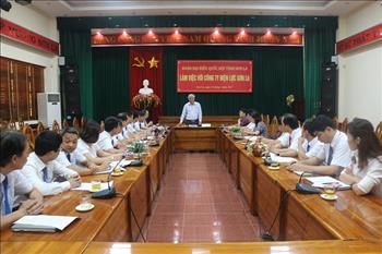 Đoàn đại biểu Quốc hội tỉnh Sơn La làm việc với Công ty Điện lực Sơn La