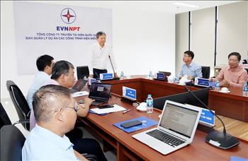 Tổng giám đốc EVN làm việc với Ban Quản lý dự án các công trình điện miền Trung