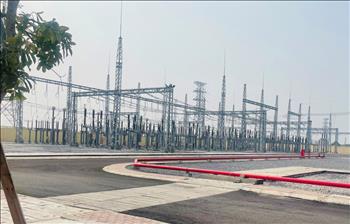 Đóng điện Trạm biến áp 220kV Yên Mỹ tăng cường đảm bảo điện cho tỉnh Hưng Yên