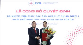 Ông Đào Trọng Sáng được bổ nhiệm Phó Giám đốc Ban Quản lý dự án điện 1