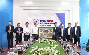 Tổng Giám đốc EVN Trần Đình Nhân làm việc với Công ty Điện lực Điện Biên