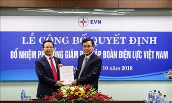 Ông Nguyễn Xuân Nam được bổ nhiệm giữ chức vụ Phó Tổng giám đốc EVN