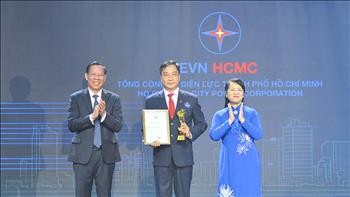 EVNHCMC lần thứ 2 đạt giải thưởng Thương hiệu Vàng TP. Hồ Chí Minh