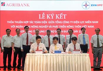 EVNSPC và Agribank ký hợp đồng tín dụng tài trợ dự án đường dây 220 kV Kiên Bình - Phú Quốc