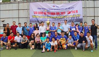 Đội bóng Văn phòng EVN bảo vệ thành công ngôi vô địch Giải bóng đá Cơ quan EVN năm 2023