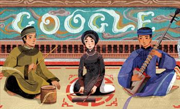 Google tôn vinh nghệ thuật Ca trù Việt Nam