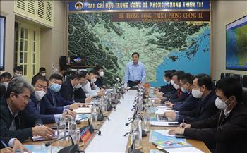 Ban Chỉ đạo Quốc gia về Phòng, chống thiên tai tổ chức họp ứng phó với mưa lũ tại miền Trung