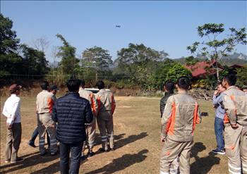 PC Hà Giang: Tập huấn sử dụng thiết bị bay flycam trong kiểm tra lưới điện