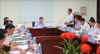 Đoàn công tác Ủy ban Khoa học, Công nghệ và Môi trường của Quốc hội làm việc tại Trung tâm Điện lực Vĩnh Tân