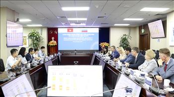 Tập đoàn Điện lực Việt Nam tiếp, làm việc với đoàn công tác của Liên Bang Nga