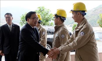 Đoàn công tác của Ban Thường vụ Thành ủy Hà Nội thăm Nhà máy Thủy điện Sơn La