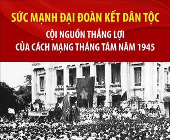 [INFOGRAPHIC] Sức mạnh đại đoàn kết dân tộc: Cội nguồn thắng lợi của Cách mạng Tháng Tám năm 1945