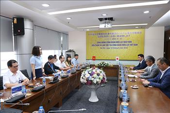 Công đoàn Điện lực Nhật Bản đến làm việc với Công đoàn Điện lực Việt Nam