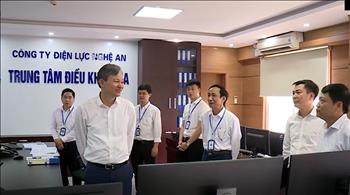 Tổng Giám đốc EVN làm việc với PC Nghệ An