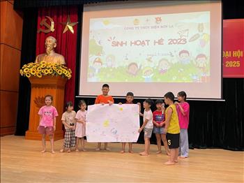 Công ty Thủy điện Sơn La tổ chức sinh hoạt hè cho các cháu thiếu niên, nhi đồng