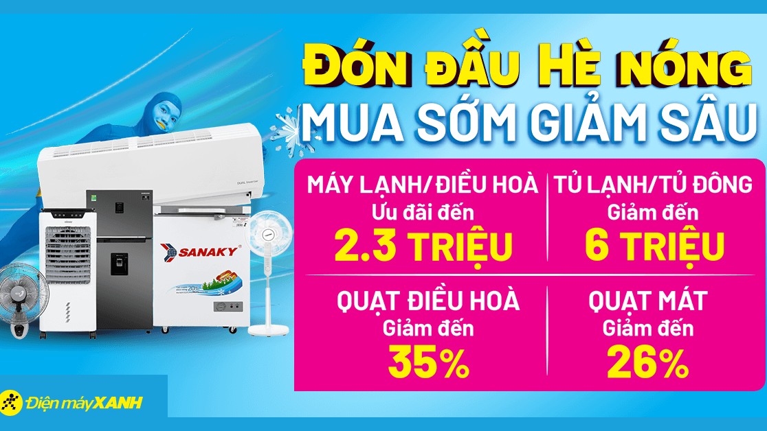 Thanh lý hàng trưng bày, giá hủy diệt - giảm tới 70% toàn bộ điện máy