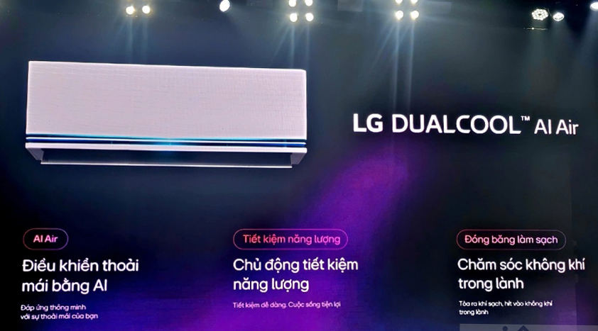 Điều hòa LG DUALCOOL AI Air cảm biến thông minh tiết kiệm điện năng