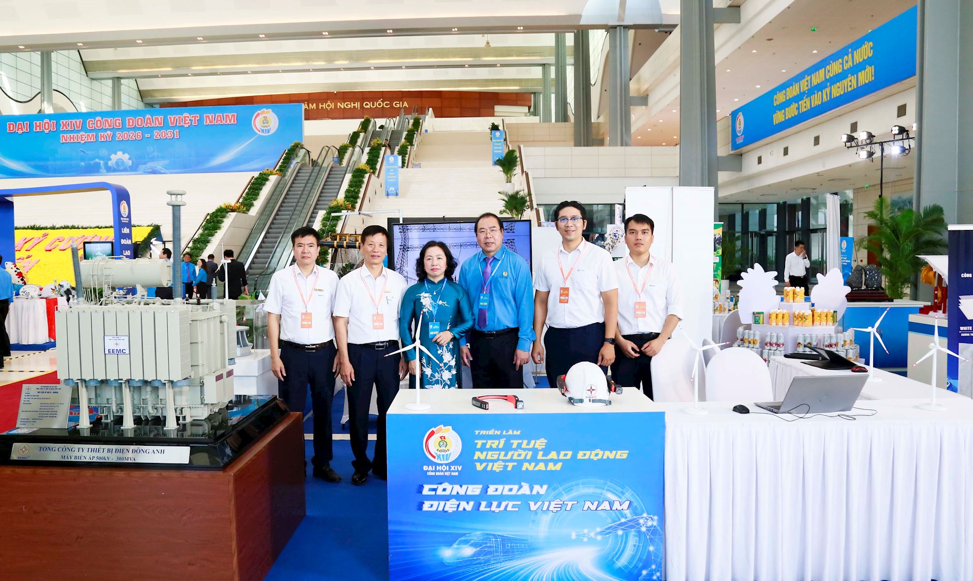 Công đoàn Điện lực Việt Nam tham gia Triển lãm chào mừng Đại hội XIV Công đoàn Việt Nam