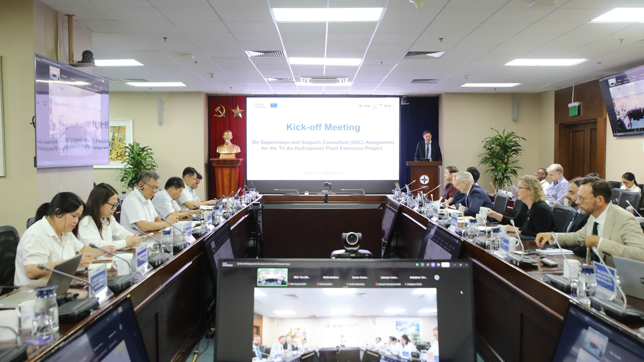 Khởi động nhiệm vụ của Liên danh tư vấn SSC tại Dự án Thủy điện Trị An mở rộng