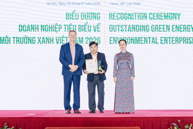 Công ty Thủy điện An Khê – Ka Nak được vinh danh “Doanh nghiệp tiêu biểu về Năng lượng môi trường xanh Việt Nam 2026” 10:52, 17/07/2026